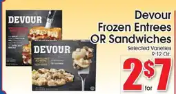 Supremo Foods Inc Devour Frozen Entrees OR Sandwiches offer