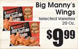 Supremo Foods Inc Big Manny's Wings offer