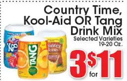 Supremo Foods Inc Country Time, Kool-Aid OR Tang Drink Mix offer