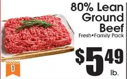 Supremo Foods Inc 80% Lean Ground Beef offer