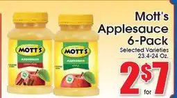 Supremo Foods Inc Mott's Applesauce offer