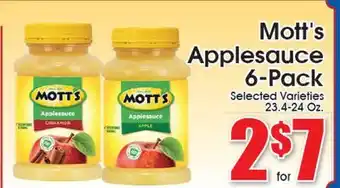 Supremo Foods Inc Mott's Applesauce offer