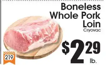 Supremo Foods Inc Boneless Whole Pork Loin offer