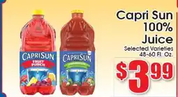Supremo Foods Inc Capri Sun 100% Juice offer
