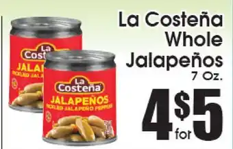 Supremo Foods Inc La Costeña Whole Jalapeños offer