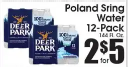 Supremo Foods Inc Poland Spring Water offer