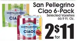 Supremo Foods Inc San Pellegrino Ciao 6-Pack offer