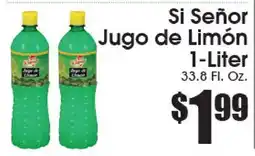 Supremo Foods Inc Si Señor Jugo de Limón offer