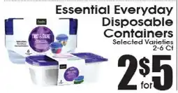 Supremo Foods Inc Essential Everyday Disposable Containers offer