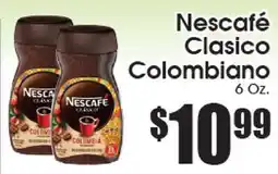 Supremo Foods Inc Nescafé Clasico Colombiano offer