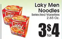 Supremo Foods Inc Laky Men Noodles offer