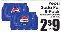 Supremo Foods Inc Pepsi Soda Pet 8-Pack offer