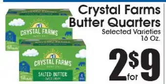 Supremo Foods Inc Crystal Farms Butter Quarters offer