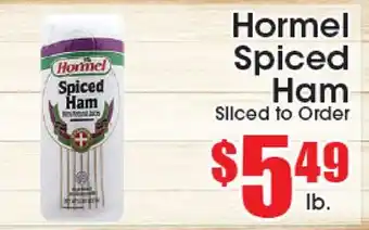 Supremo Foods Inc Hormel Spiced Ham offer