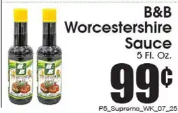 Supremo Foods Inc B&B Worcestershire Sauce offer