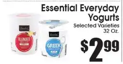 Supremo Foods Inc Essential Everyday Yogurts offer