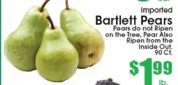 Supremo Foods Inc Bartlett Pears offer