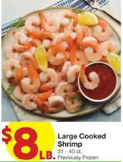 United Supermarkets Large Cooked Shrimp offer