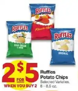 United Supermarkets Ruffles Potato Chips offer