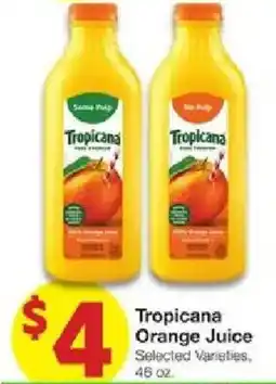 United Supermarkets Tropicana orange juice offer
