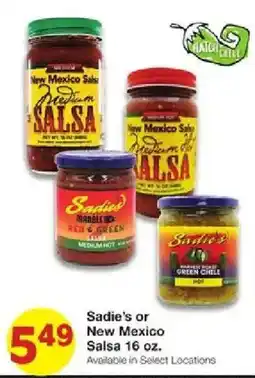 United Supermarkets Sadie's or New Mexico Salsa offer