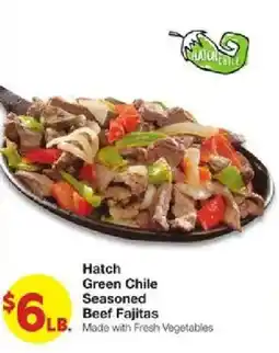 United Supermarkets Hatch Green Chile Seasoned Beef Fajitas offer