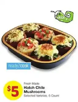 United Supermarkets Hatch Chile Mushrooms offer