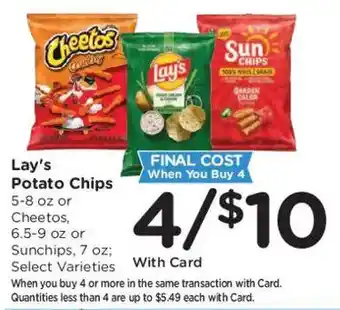 Fry's Lay's Potato Chips offer