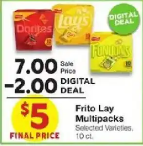 United Supermarkets Frito Lay Multipacks offer