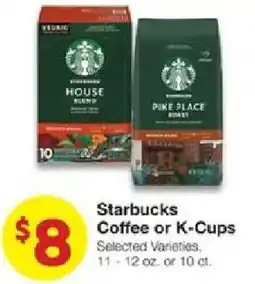 United Supermarkets Starbucks Coffee or K-Cups offer