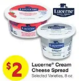 United Supermarkets Lucerne Cream Cheese Spread offer