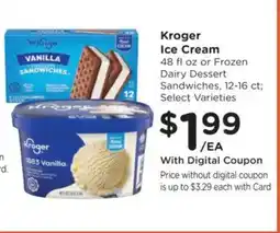 Fry's Kroger ice cream offer
