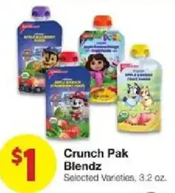 United Supermarkets Crunch Pak Blendz offer