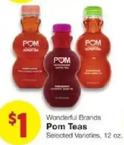 United Supermarkets Wonderful Brands Pom Teas offer