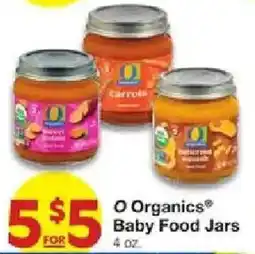 United Supermarkets O Organics Baby Food Jars offer