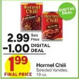 United Supermarkets Hormel Chili offer