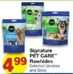 United Supermarkets Signature Pet Care Rawhides offer