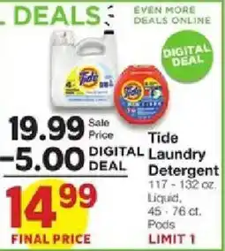 United Supermarkets Tide laundry detergent offer