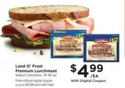 Fry's Land O' Frost Premium Lunchmeat offer