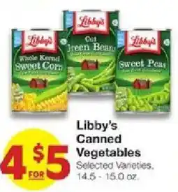 United Supermarkets Libby's Canned Vegetables offer