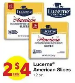 United Supermarkets Lucerne American Slices offer