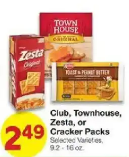 United Supermarkets Club, Townhouse, Zesta, or Cracker Packs offer