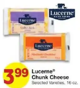 United Supermarkets Lucerne Chunk Cheese offer