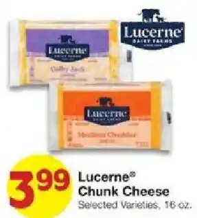 United Supermarkets Lucerne Chunk Cheese offer