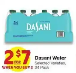 United Supermarkets Dasani Water offer