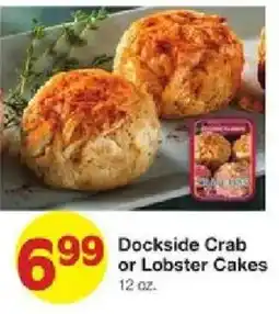 United Supermarkets Dockside Crab or Lobster Cakes offer