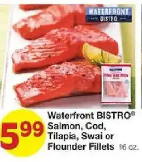 United Supermarkets Waterfront Bistro Salmon, Cod, Tilapia, Swai or Flounder Fillets offer