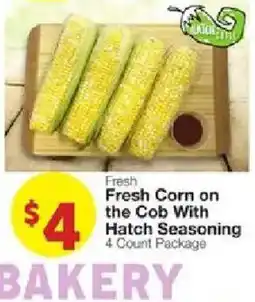 United Supermarkets Fresh Corn on the Cob With Hatch Seasoning offer