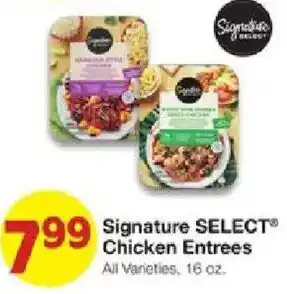 United Supermarkets Signature Select Chicken Entrees offer