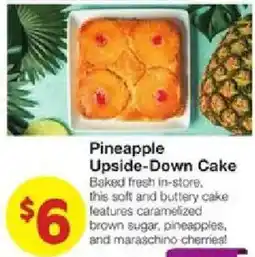 United Supermarkets Pineapple Upside-Down Cake offer